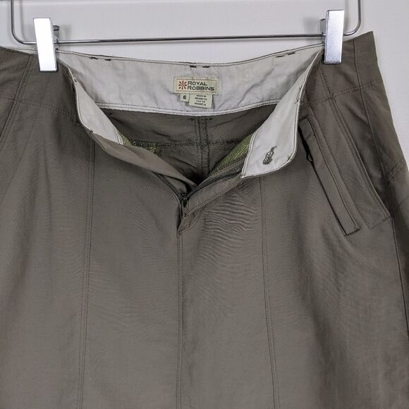 Royal Robbins Army Green Athletic Skirt Women's 6 - Picture 5 of 7